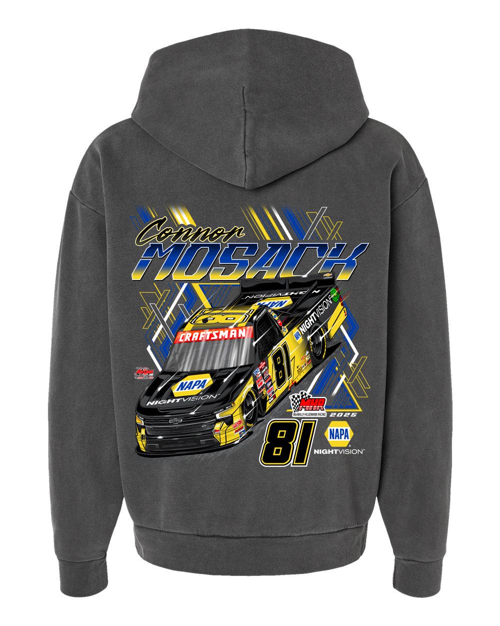 No.81 Napa Night Vision Connor Mosack Hoodie (Pigmet Black)