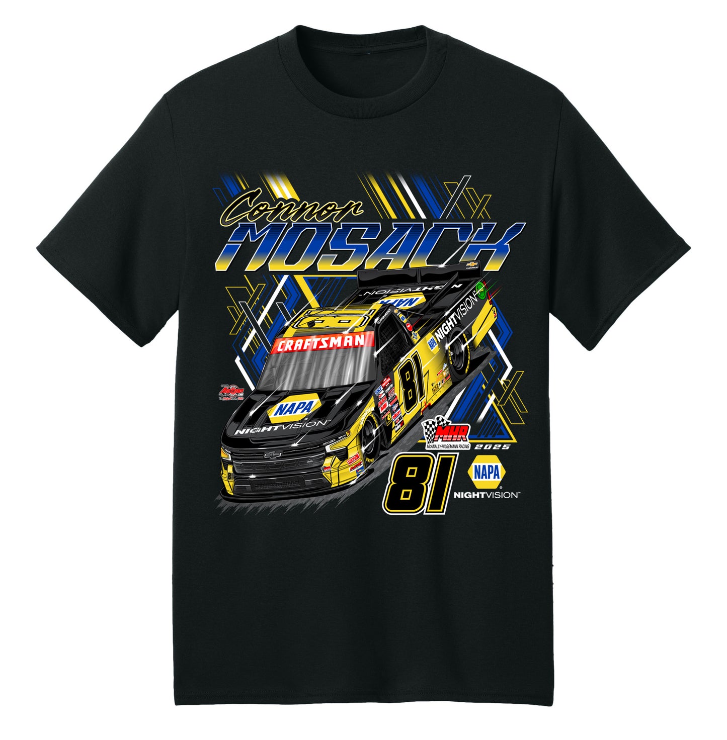 2025 NAPA NIGHT VISION CONNOR MOSACK T-Shirt (BLACK)